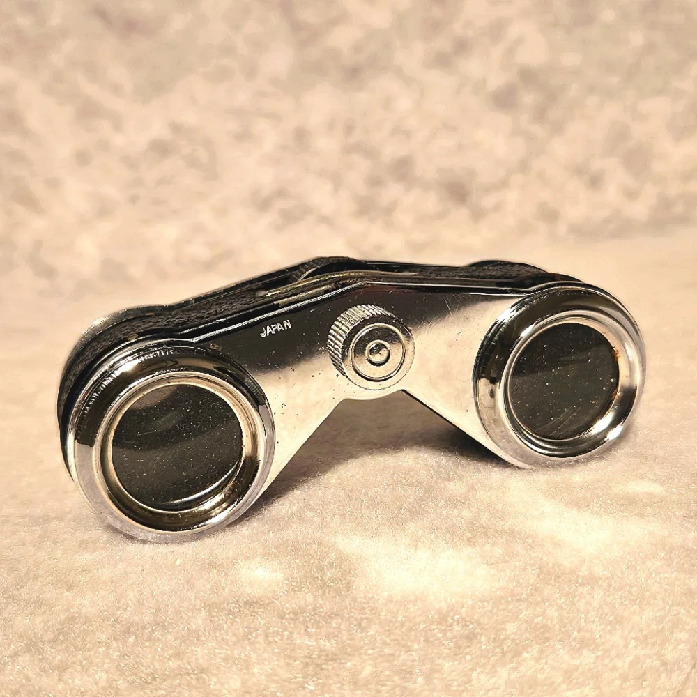 VTG Japan Selsi Everbrite Retractable Opera Glasses/Pocket Binoculars, Stamped - Picture 1 of 8
